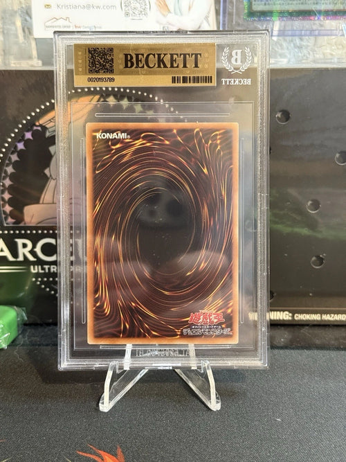 Blue-Eyes White Dragon, the White Phantom Beast Overframe PSR LOCR-JP001 BGS 9.5