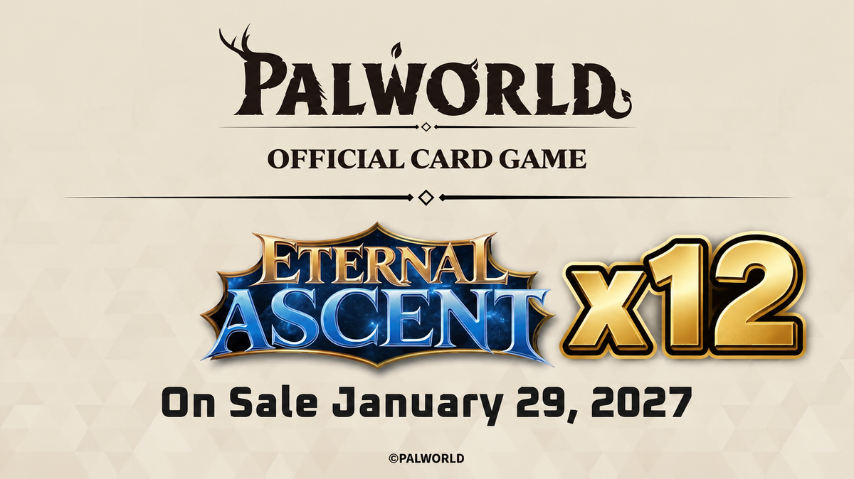 Palworld Official Card Game: Eternal Ascent - Booster Box (Sealed Case) MSRP PREORDER