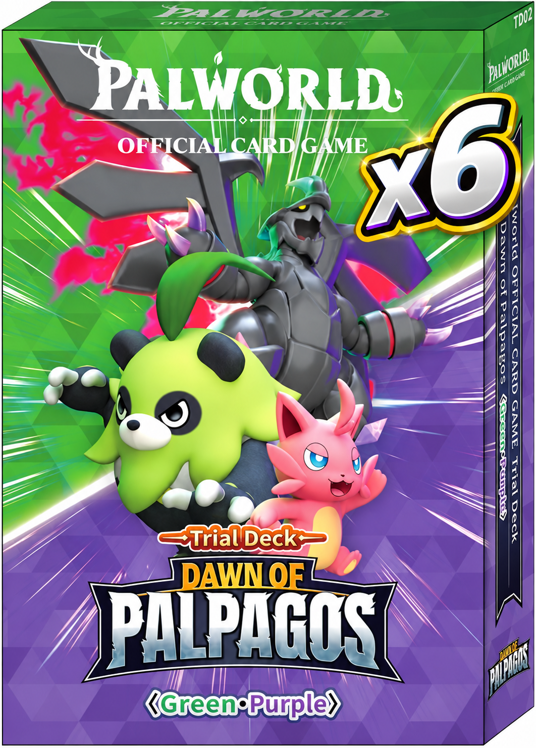 Dawn of Palpagos Green•Purple Trial Deck Display - TD02: Dawn of Palpagos Green•Purple (TD02)